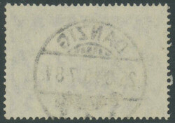 3 Mark schwarzgrauviolett mit Aufdruck "Danzig", zeitgerecht ...