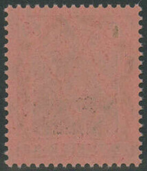 80 Pfg Germania karminrot/rotschwarz auf hellrosa, Kriegsdruck, ...