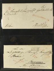 7005: Collections and Lots Old German States - Pre-philately