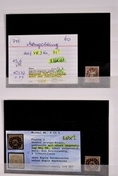 MÜHLRADSTEMPEL beider Sorten 1850-1866, sehr detailfreudig auf ...