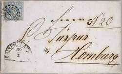 1850, Partie mit 3 Kreuzer bzw. 6 Kreuzer Frankaturen, insgesamt 7 ...