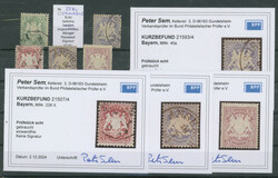 WAPPENAUSGABEN ab 1867, 3 gut gefüllte Steckkarten sowie 8 ...