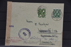 Ab 1945, 62 Belege mit Britischer Zensur B 12