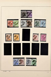 1945-1949. Postfrische und etwas gestempelt geführte Sammlung auf ...