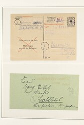 1945 - 1949, postfrische und gestempelte, spezialisierte Sammlung mit ...