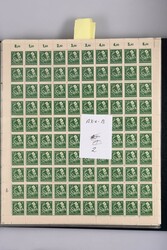 1945, 6 Pfg Posthorn und Brief mit beiden Gummierungen, über 350 ...