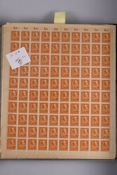 1945, 8 Pfg Posthorn und Brief mit Vollgummierung, über 400 ...