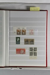 PLATTENFEHLER 1949-1990, 30 verschiedene postfrisch und gestempelt im ...