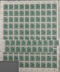 1380: 東德 - Stamps bulk lot