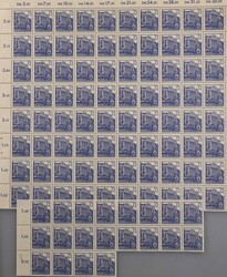 25, 35, 60, 80 und 84 Fünfjahrplan II, je per 100 in Bogenteilen, ...