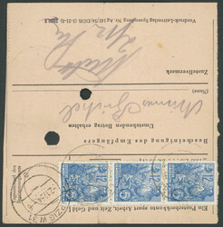 1950-1969, über 40 ungewöhnliche postalische Verwendungen wie ...