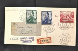 1950-1959, kleiner Belege-Bestand der ersten Jahre, darunter Nr. ...