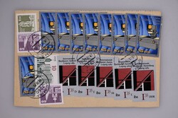 GEBÜHRENMELDUNGEN für TELEGRAMME aus 1969-1990, 50 Karten, diverse ...