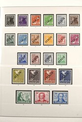 1948-1990, zumeist postfrische Sammlung im Album, dabei ...