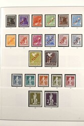 1948-1990, zumeist postfrische Sammlung im Album, dabei ...