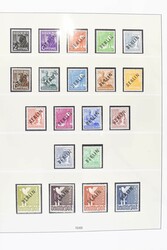 1948-1975. Postfrische, in den Hauptnummern offensichtlich komplette ...