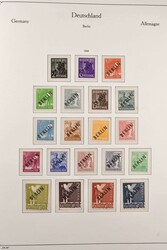 1948-1990, postfrisch nach Hauptnummern komplett im ...