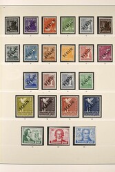 1948-1990. Postfrische, anfangs auch vereinzelt ungebrauchte Sammlung ...
