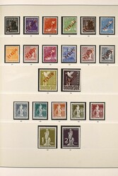 1948-1990. Postfrische, anfangs auch vereinzelt ungebrauchte Sammlung ...