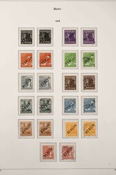1948-1990. Postfrische, vereinzelt auch ungebrauchte, und gestempelte ...