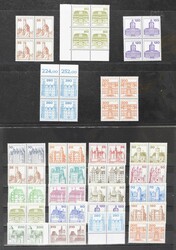 1948-1990. Postfrische/ungebrauchte und gestempelt, doppelt geführte ...