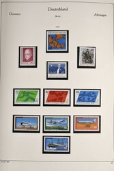 1948-1990. Postfrische, ungebrauchte und gestempelte Sammlung in 2 ...