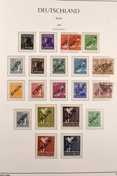 1948-1990. Zwei in gemischter Erhaltung geführte Sammlung in ...