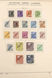 1948-1979. Postfrische und gestempelte, doppelt geführte Sammlung ...