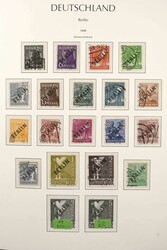 1948-1990. Gestempelte, bis auf Block 1 (dieser nur postfrisch ...