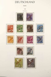 1948-1990. Gestempelte, bis auf Block 1 (dieser nur postfrisch ...