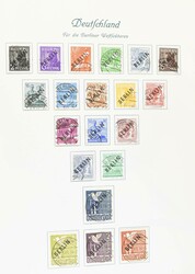 1948-1990. Gestempelte, bis auf Block 1 (dieser postfrisch) in den ...