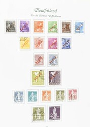 1948-1990. Gestempelte, bis auf Block 1 (dieser postfrisch) in den ...