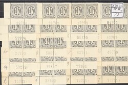 1945, Englischer Druck, BOGENZÄHLNUMMERN, vielfältiger Posten mit ...