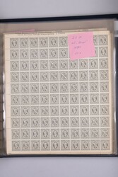 1945, 4 Pfg amerikanischer Druck, dickes raues Papier, 190 ...