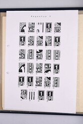 1945, 1 Pfg deutscher Druck, über 600 Schalterbogen in 5 Alben, mit ...