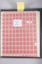 1945, 15 Pfg deutscher Druck, über 630 Schalterbogen in 5 Alben, ...