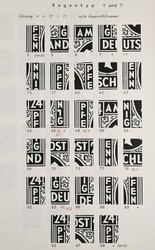 1946, 24 Pfg deutscher Druck, über 460 Schalterbogen in 4 Alben, ...