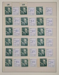 1949-2000, umfangreiche in sieben Ringbindern geführte Sammlung ...