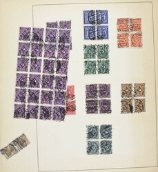 1940-1987 (ca.), umfangreicher Posten mit drei Teilsammlungen und den ...