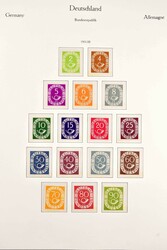 1949-1992, postfrisch in den Hauptnummern komplett in zwei ...