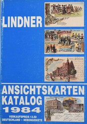 Lindner Ansichtskarten-Katalog die Ausgaben 1984 und 1986/87, zwei ...