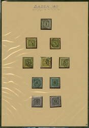 10: Old German States Baden - Collections