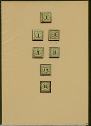 BADEN 1851-1871, gestempelte Sammlung nach Hauptnummern komplett, ...