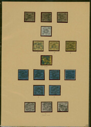 BRAUNSCHWEIG 1852-1867, gemischt ungebraucht und gestempelt geführt, ...