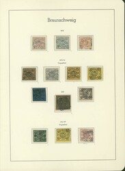 25: Old German States Brunswick - Collections