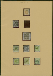 BREMEN 1855-1867, gemischt ungebraucht und gestempelt geführt, ...