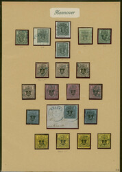 40: Old German States Hanover - Collections