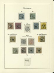 40: Old German States Hanover - Collections
