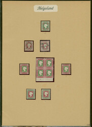45: Old German States Heligoland - Collections