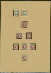HELGOLAND 1867-1879, überwiegend ungebraucht und in den Hauptnummern ...